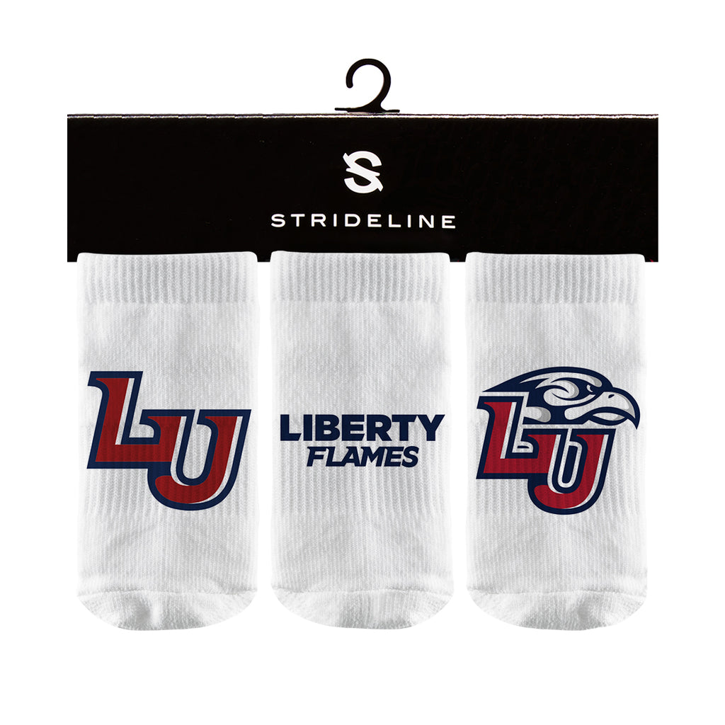 Liberty University | Baby Socks 3 Pack | Primary Logo | N01564508B01