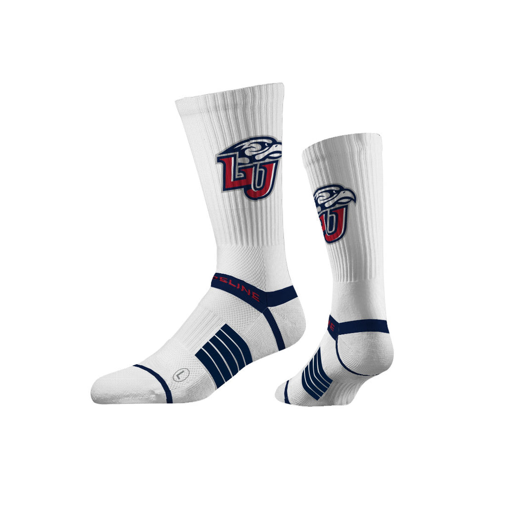 Liberty University | Premium Knit Crew | Primary Logo White | N02421087ML