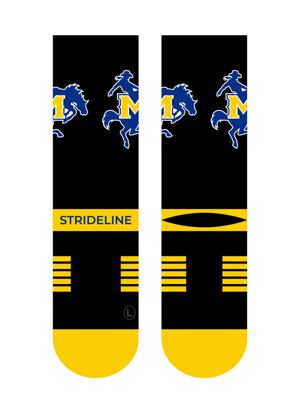 McNeese State University | Premium Knit Crew | Primary Logo School Color | Black | N02488283ML