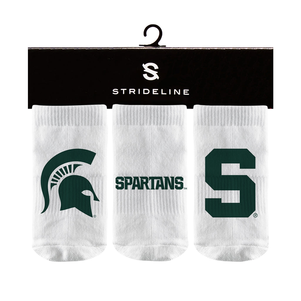 Michigan State University | Baby Socks 3 Pack | Primary Logo | N01422164B01