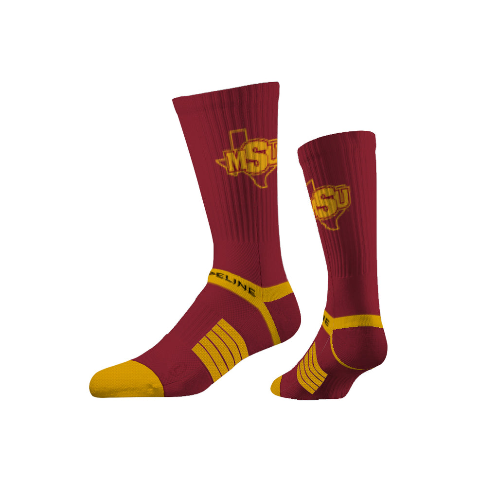 Midwestern State University | Premium Knit Crew | Primary Logo School Color | N02487859ML