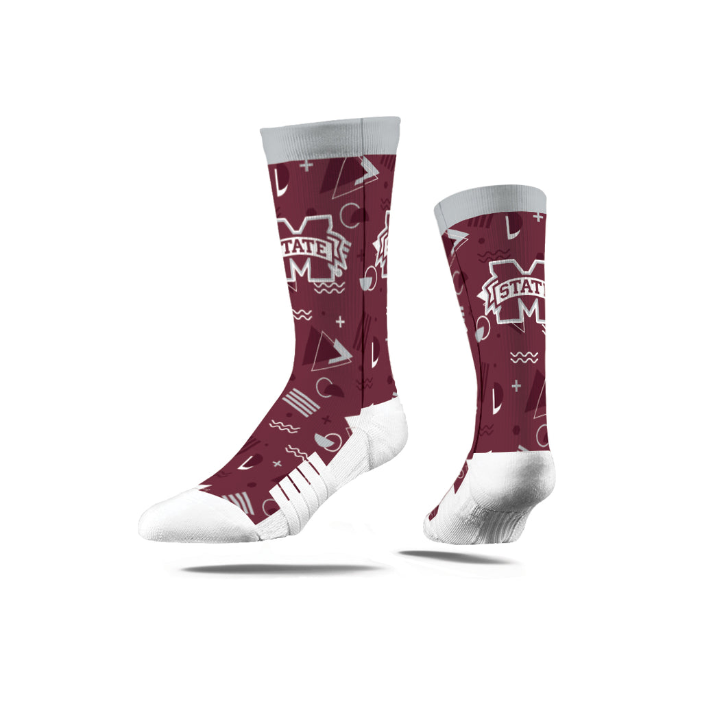 Mississippi State University | Premium Full Sub | 80's Zig Zag | N02376945ML