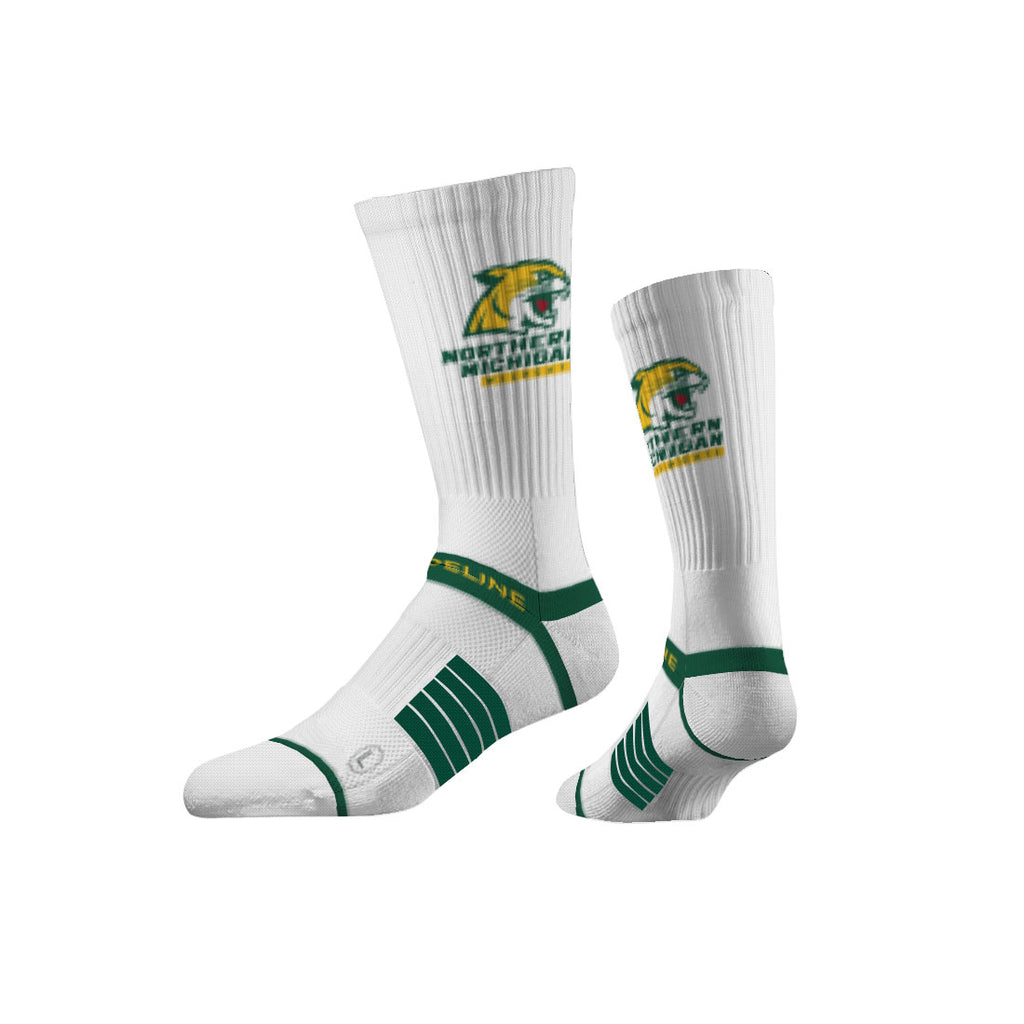 Northern Michigan University | Premium Knit Crew | Primary Logo White | N02500830ML