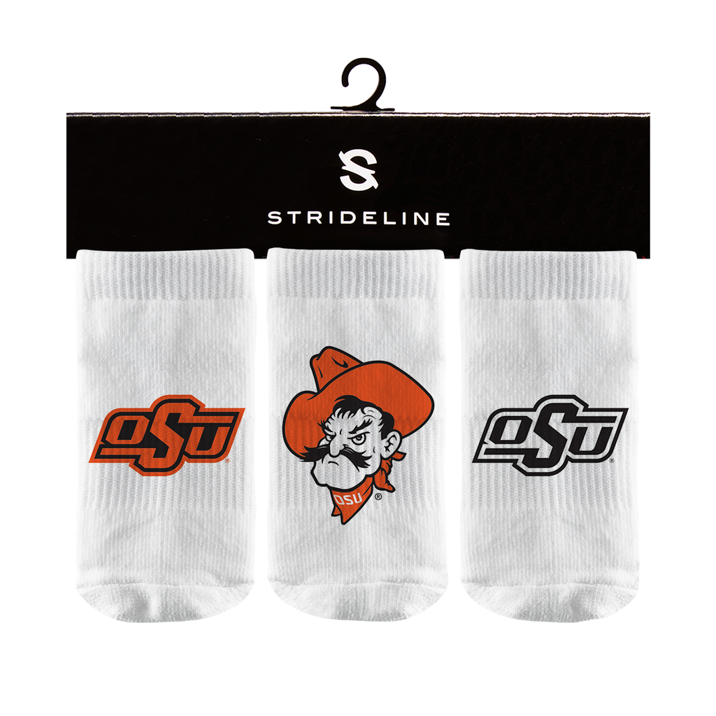 Oklahoma State University | Baby Socks 3 Pack | Primary Logo | N01237556B01