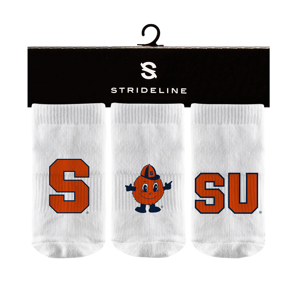 Syracuse University | Baby Socks 3 Pack | Primary Logo | N00987750B01