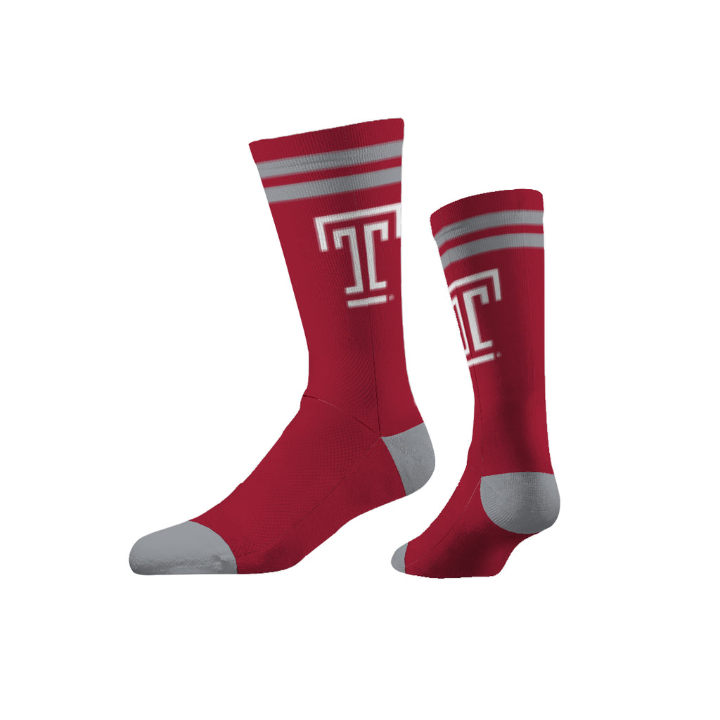 Temple University | Economy Knit Crew | Primary Logo School Color | N02514439ML