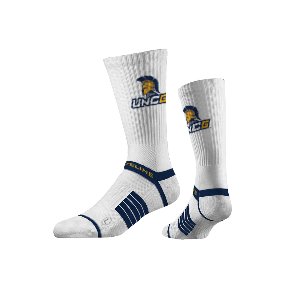 The University of North Carolina at Greensboro | Premium Knit Crew | Primary Logo White | N02521704ML