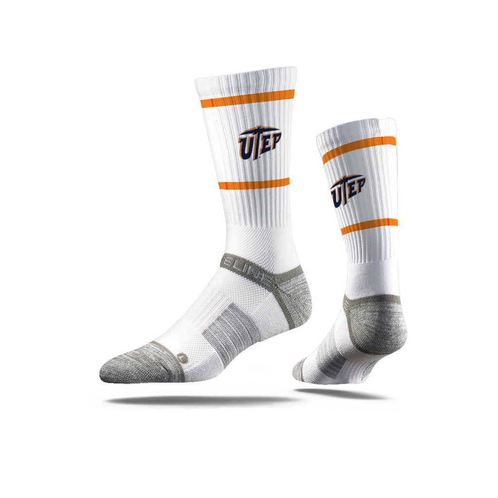 The University of Texas at El Paso | Premium Crew | Primary Logo White | N02380681ML